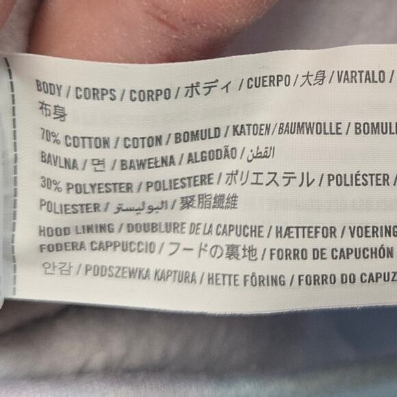 Hollister Must Have Collection Tie Dye Hood Sweatshirt S Pastel Pullover Sweater - Picture 5 of 10